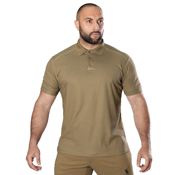 Urban 2.0 CoolPass LT Polo in Tan
