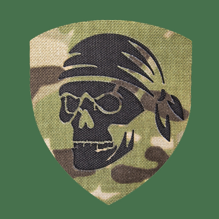 Camotec Skull Bandana Patch (7" x 8") Multicam