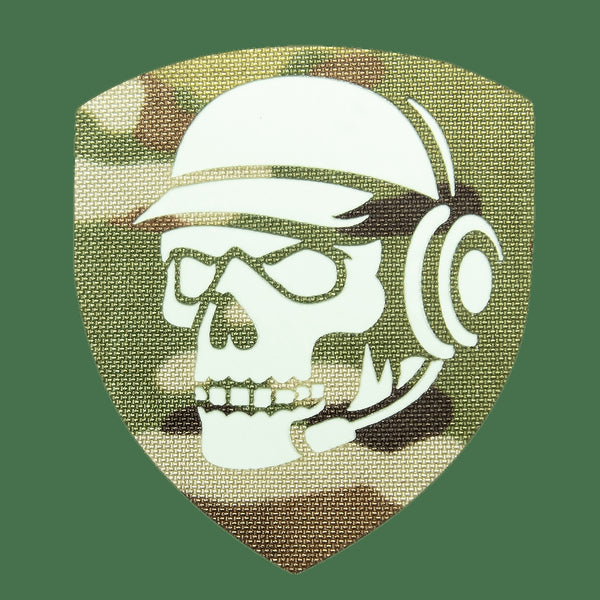 Camotec Skull Patch (7"x8") Multicam/Luminescent