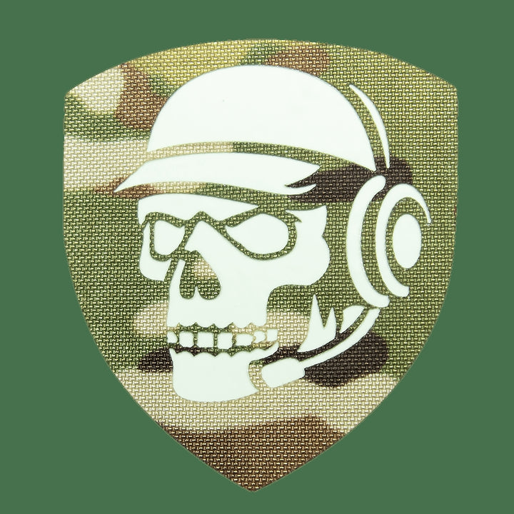 Camotec Skull Patch (7"x8") Multicam/Luminescent