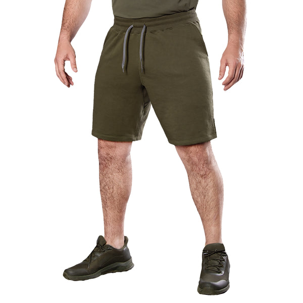 FitPro Cotton Shorts Dark Olive, Size S
