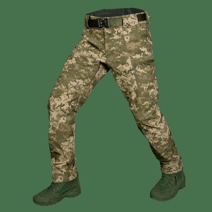 SoftShell Vent Pants, Pixel Camo, Size S