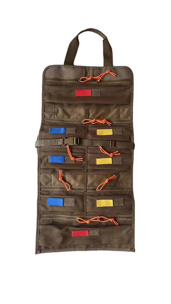 Tactical Vehicle First Aid Kit with Detachable Pouch
