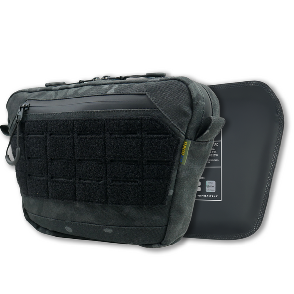 Kiborg GU XL Tactical Bag with Level 1 Ballistic Insert, Dark Multicam Cordura