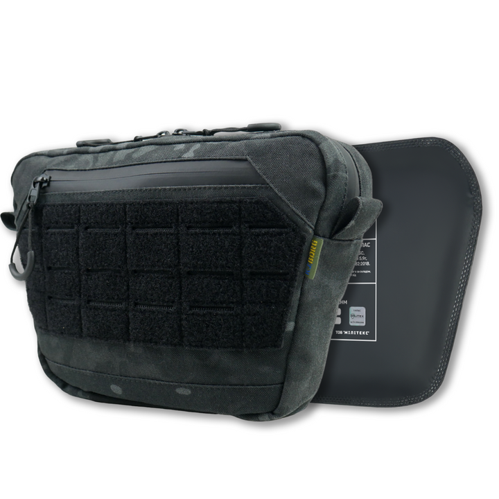 Kiborg GU XL Tactical Bag with Level 1 Ballistic Insert, Dark Multicam Cordura