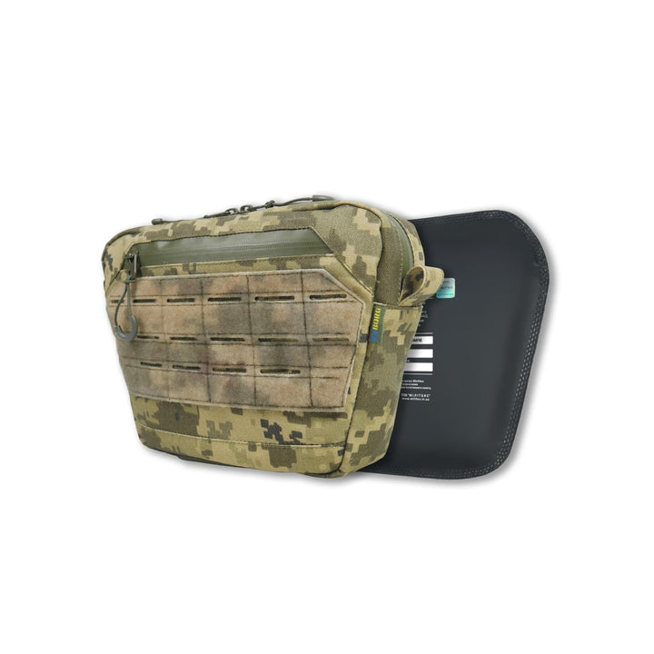Militex GU Cordura Pixel M Kiborg Tactical Bag with Level 2 Ballistic Insert