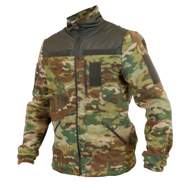 Multicam Fleece Military Pullover, Model 3