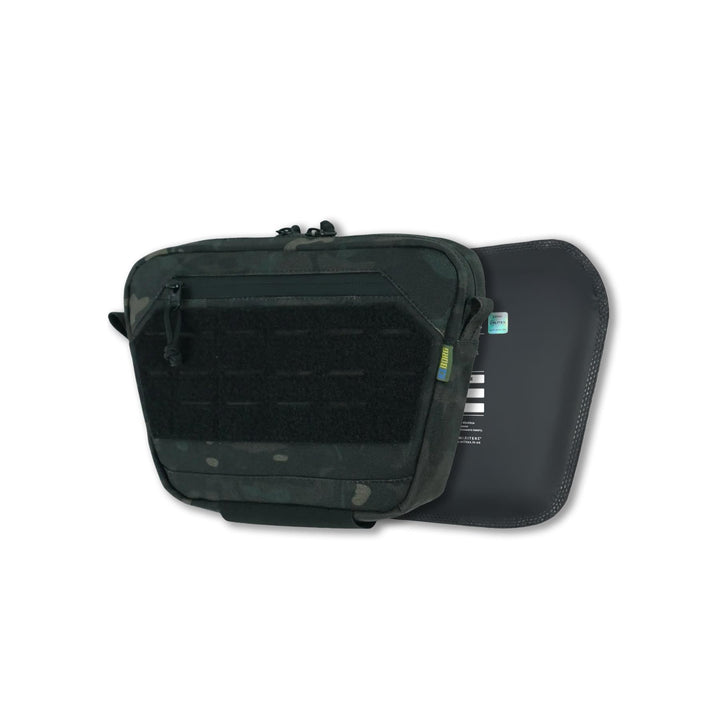 Militex GU Black Multicam M Kiborg Tactical Bag with Level 2 Ballistic Insert