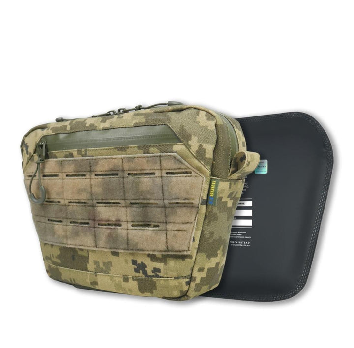 Militex XL Kiborg Tactical Chest Rig with Level 2 Ballistic Protection, Pixel Camo