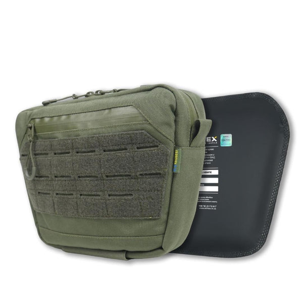 Militex XL Kiborg Tactical Vest with Level 2 Ballistic Protection, Khaki