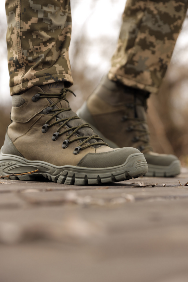 Undolini Brooklyn Tactical Mid Boots (Olive)