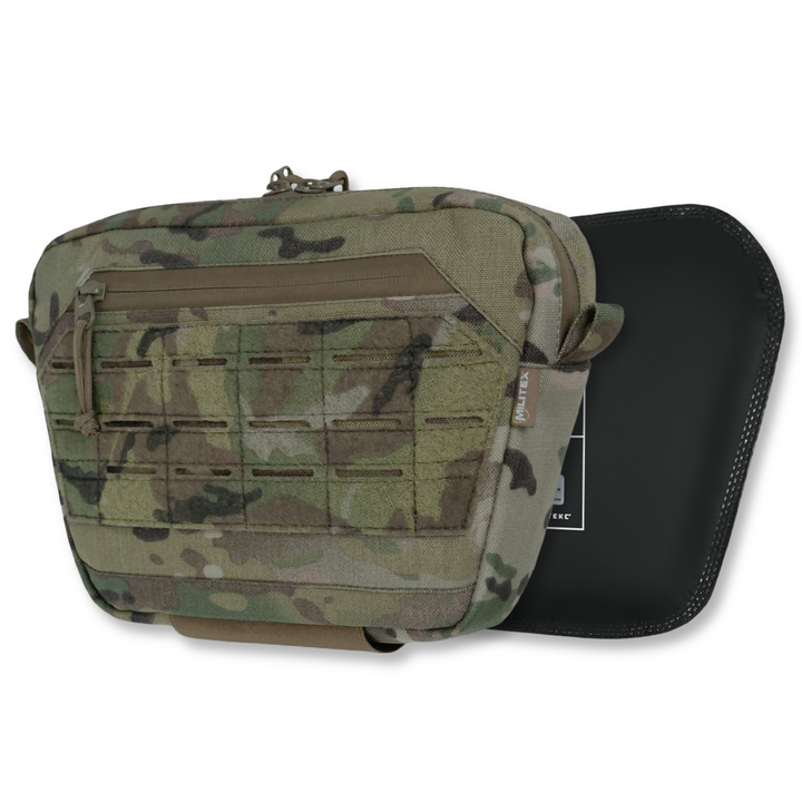 Militex XL Cordura Tactical Assault Pack with Level 1 Ballistic Protection, Multicam