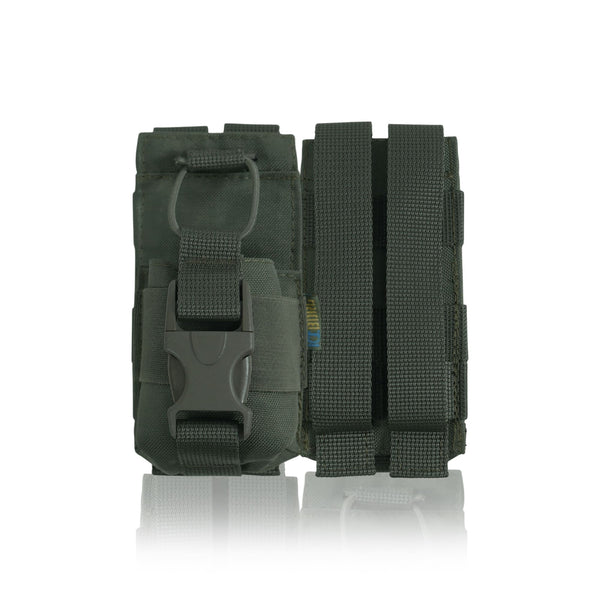 KIBORG GU Tactical Radio Pouch in Khaki