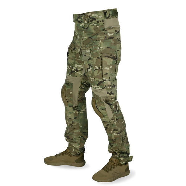 Han-Wild G3 Multicam Pants with Knee Pads | Adjustable & Reinforced for Tactical Use