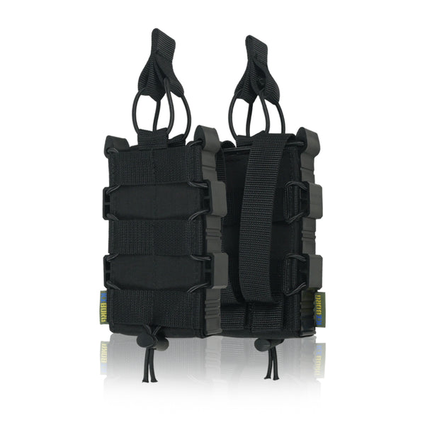 Kiborg GU Single Mag Pouch, Black, Reinforced Design