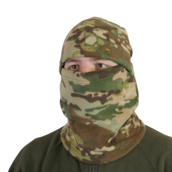 Militex Fleece Balaclava in Multicam Camo