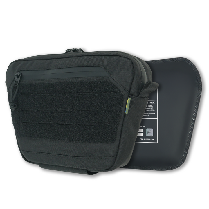 Kiborg GU XL Tactical Bag with Level 1 Ballistic Insert, Cordura Black