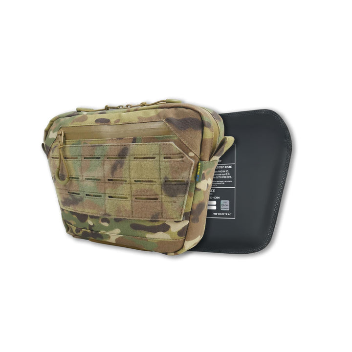Militex GU Multicam M Kiborg Tactical Sling Bag with Level I Ballistic Insert