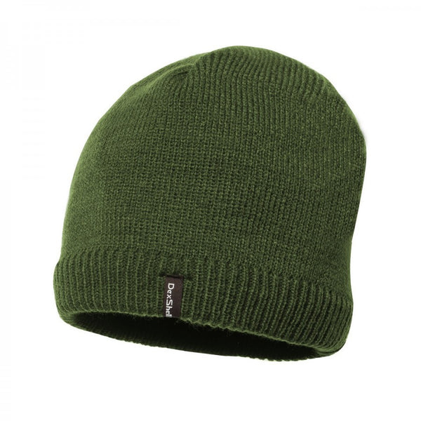 Dexshell Waterproof Hat, Size S/M (22-23 in), Olive Green
